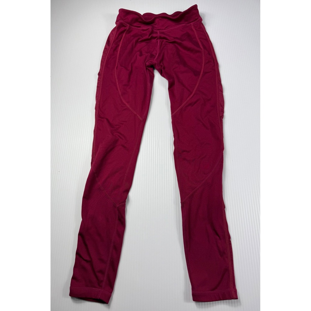Gymshark Training‎ Leggings High Waisted Workout Gym Activewear Burgundy S